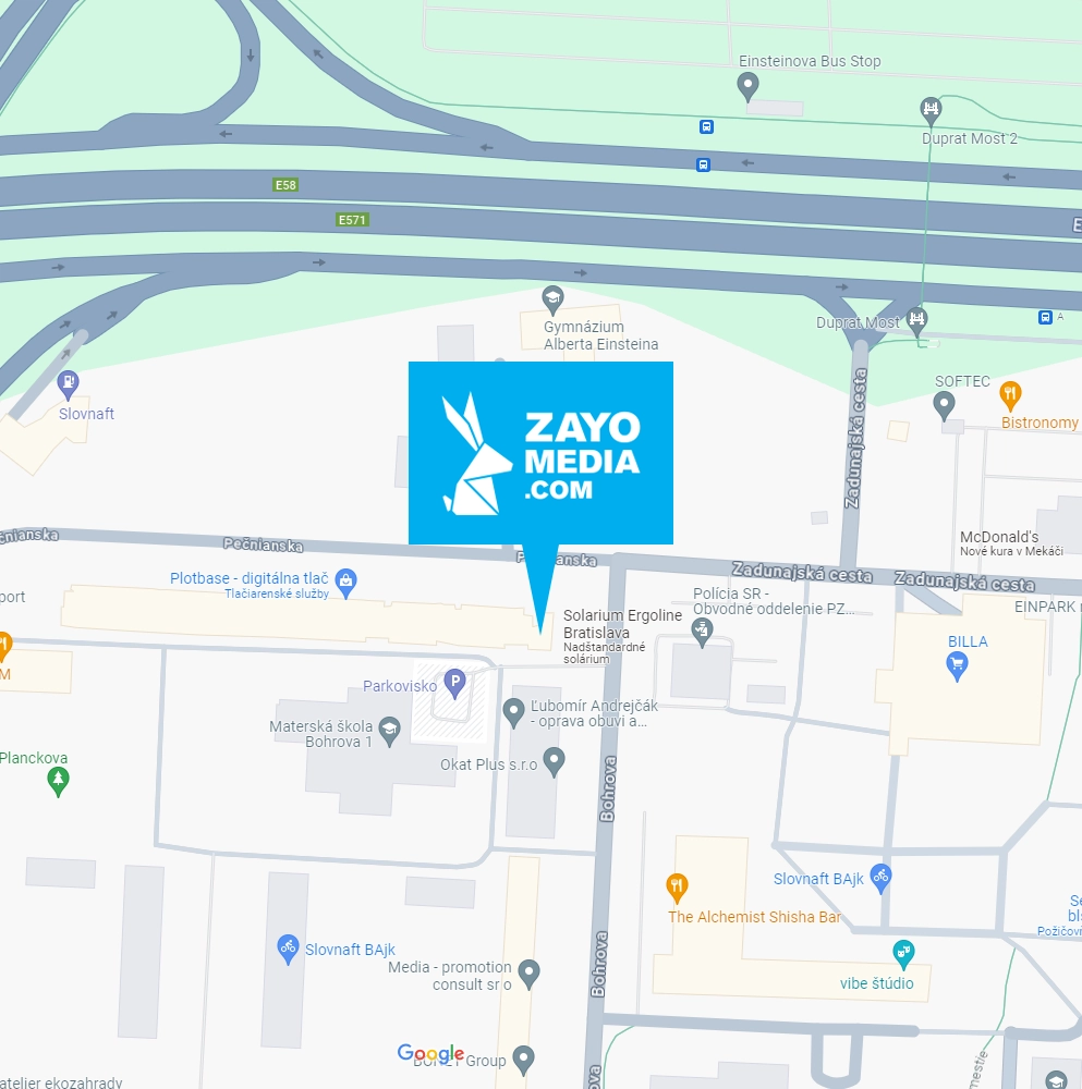 ZAYOmedia on map